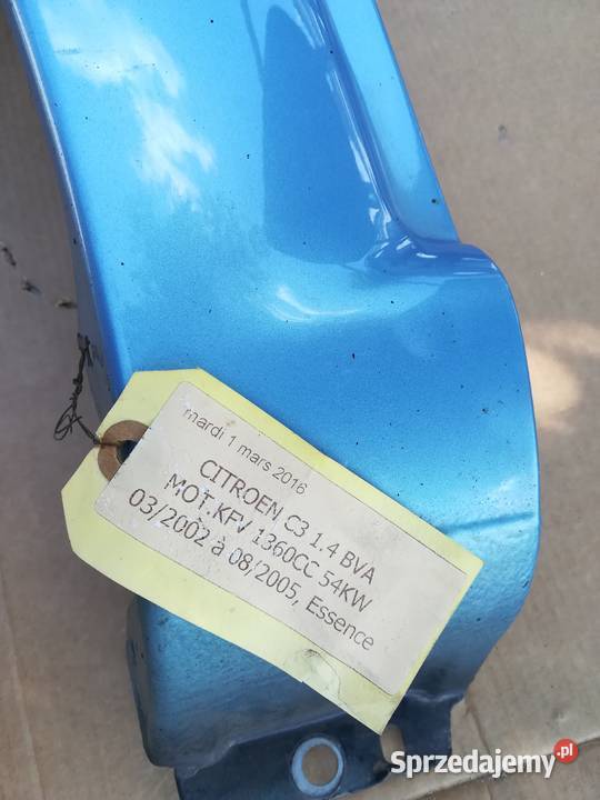 Citroen c3 przedni lewy błotnik Węgrów