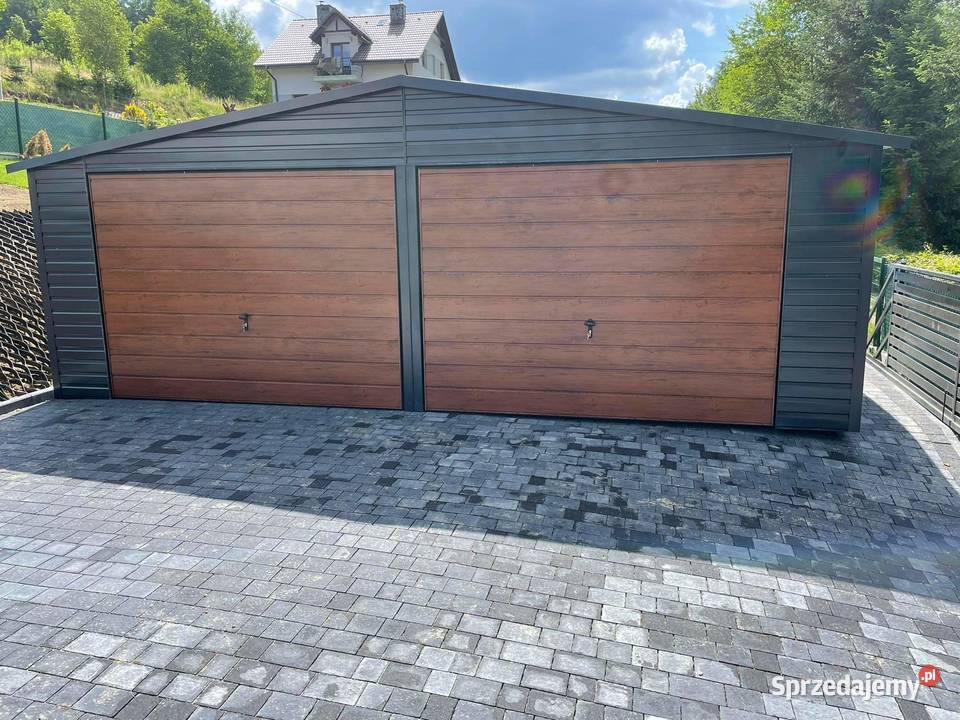 Garaż blaszany 7x6 Wzmocniony Profilami Białystok