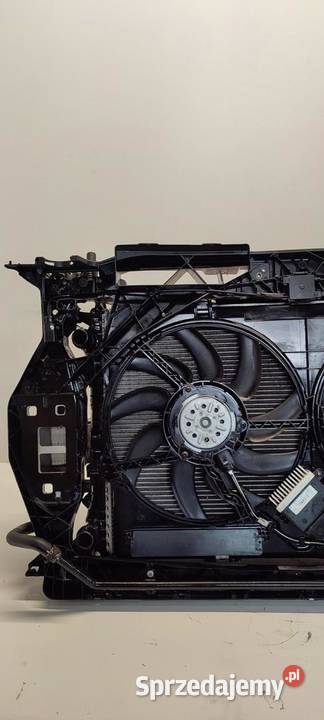 AUDI Q3 8U PAS PRZEDNI CHŁODNICE KOMPLET 20 TDI Wentylatory chłodnic klimatyzacji
