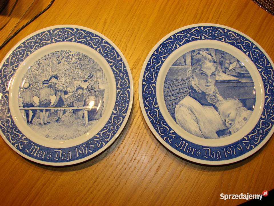 Dzień Matki 1973 1979 talerz Rorstrand Pruszcz Gdański