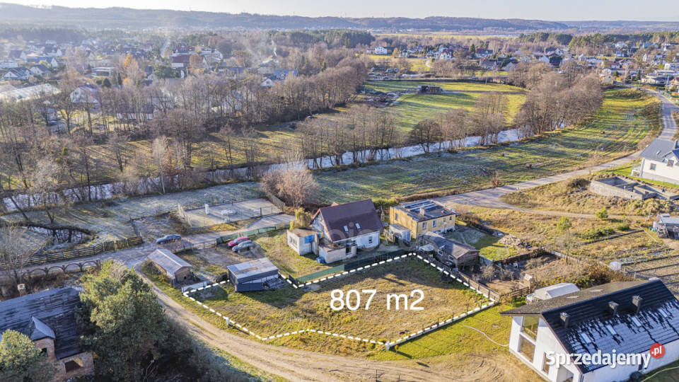 Działka 807m2 Orle utwardzona pomorskie