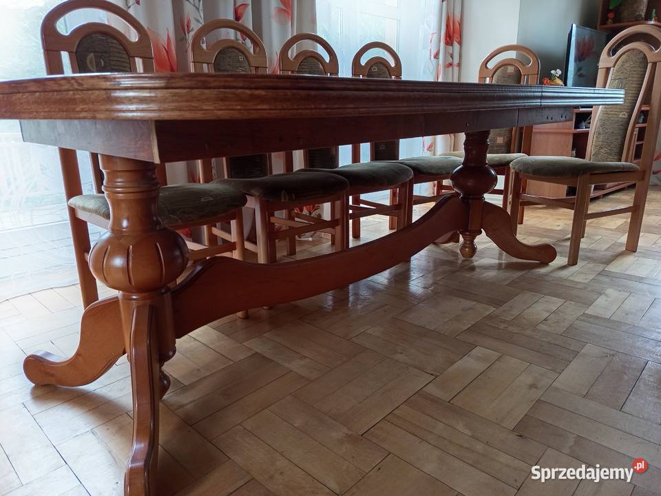 Duży stół 12 krzeseł świętokrzyskie