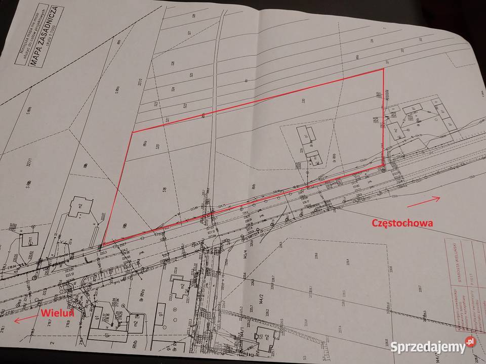 Sprzedam działkę rolno budowlaną 18600m2 Kamionka