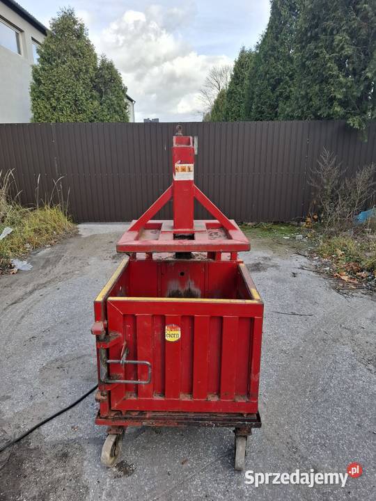 Belownica prasa do folii kartonu makulatury Drzewica