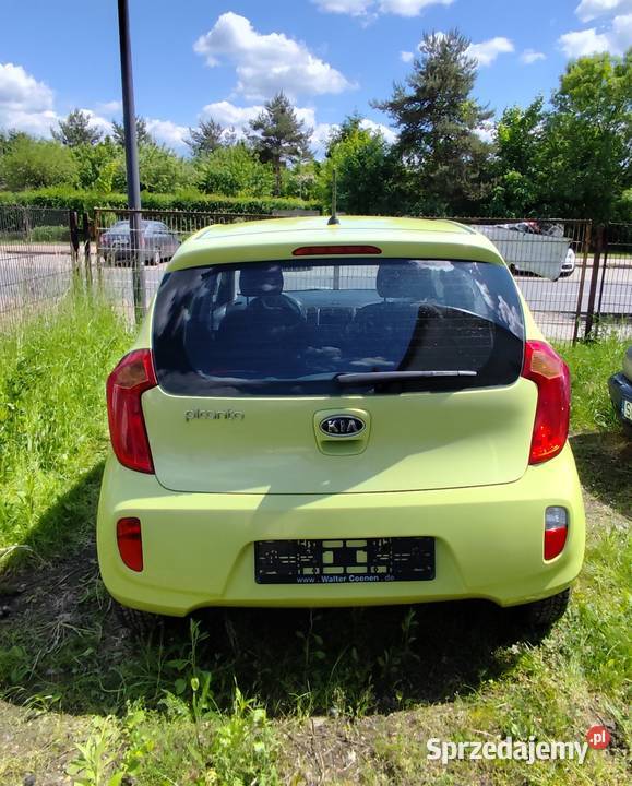 Kia picanto II 2012r 5D klimatyzacja limonka z nieuszkodzony Picanto Sosnowiec sprzedam