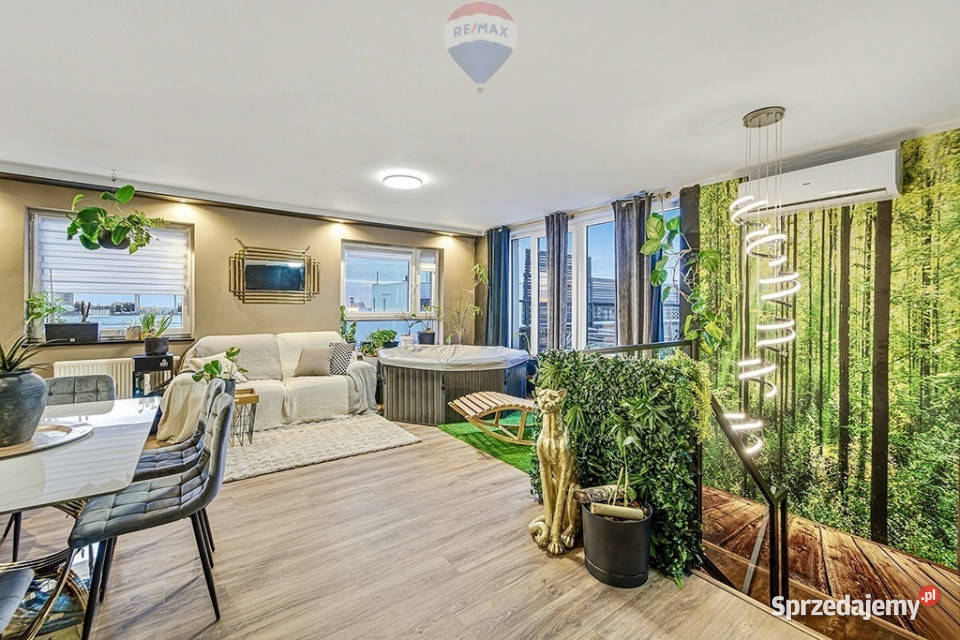 Botaniczny Penthouse z 40 m tarasem i garażem Zielona Góra