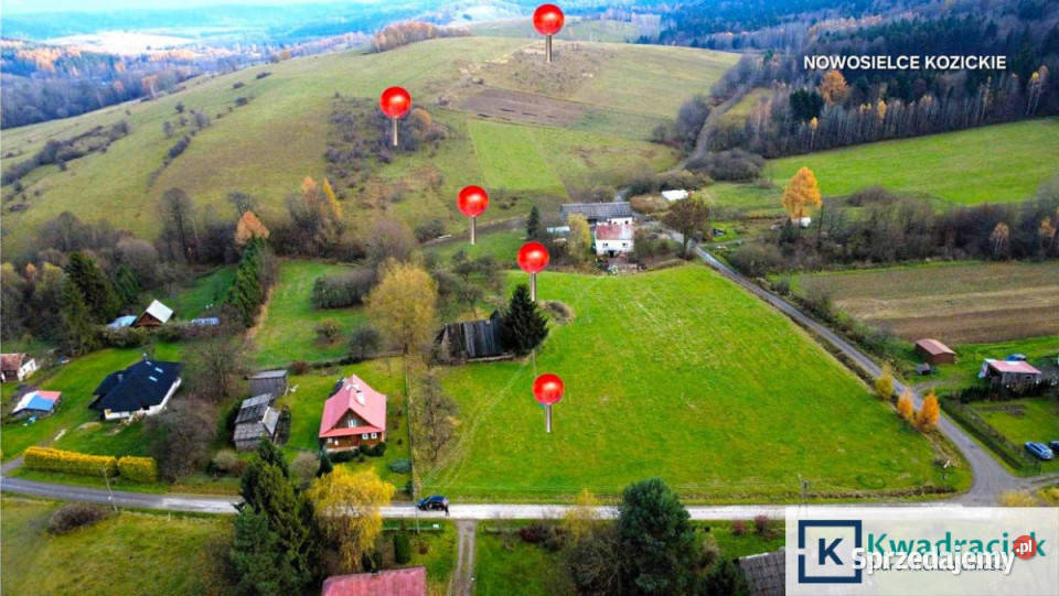Grunt Nowosielce Kozickie 53765m2 7zł/m2