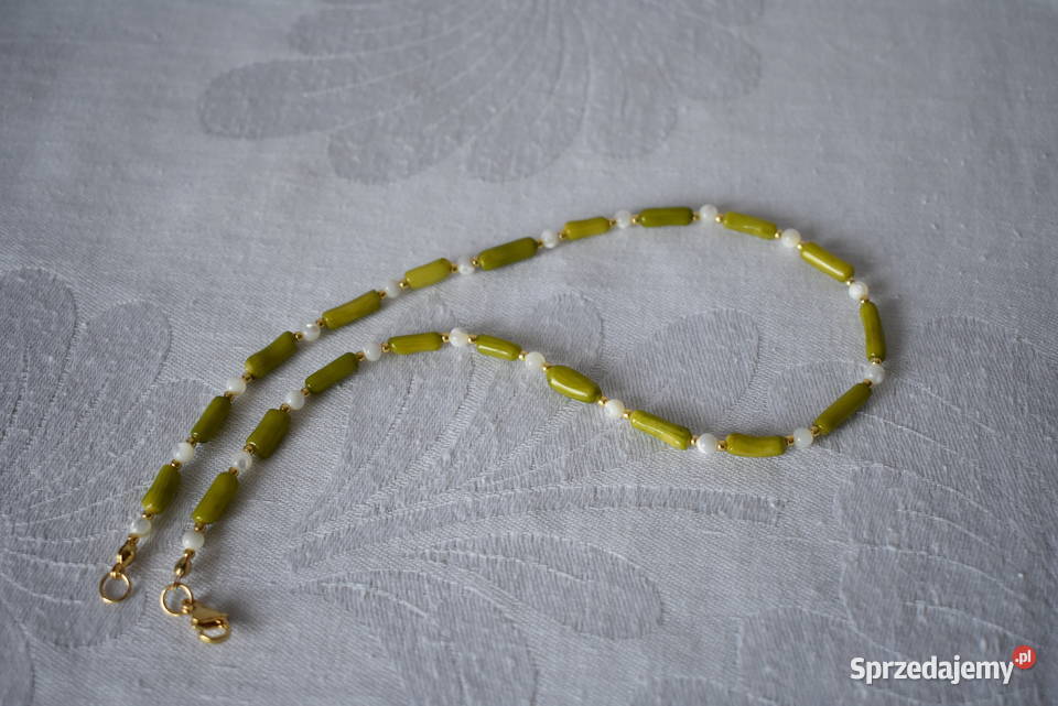 Naszyjnik koral masa perłowa Warszawa sprzedam