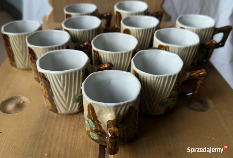 Kolekcjonerski serwis kawowy DPRK Korea Dzbanki, karafki i mleczniki małopolskie Bukowina Tatrzańska