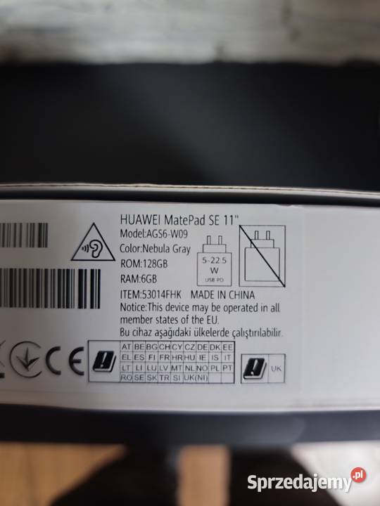 Tablet Huawei MatePad SE 11 6GB128GB sprzedam