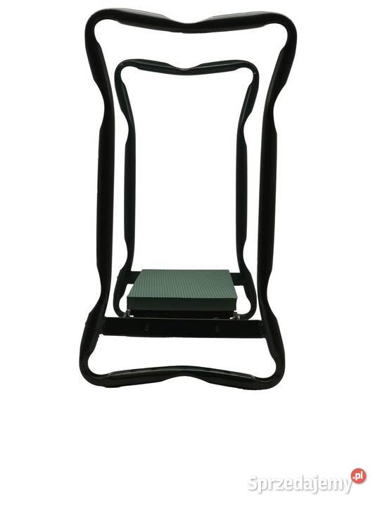 Klęcznik składany ogrodowy zielony z 2 torbami Poznań