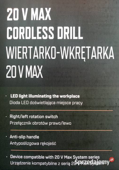Lampa akumulatorowa 20V Niteo Nowa Wieliczka