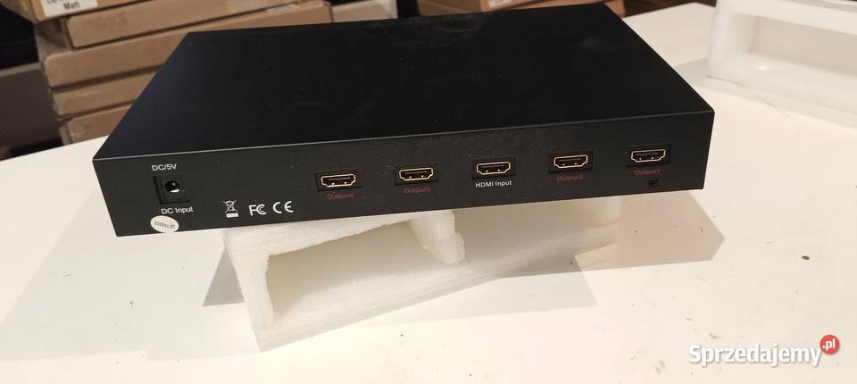 Nowy Rozdzielacz Splitter HDMI 1x4 Wzmacniacz 1 Elektronika Malczyce sprzedam