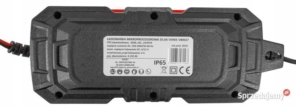 PROSTOWNIK ŁADOWARKA DO AKUMULATORA LCD 6V 12V świętokrzyskie Chmielnik