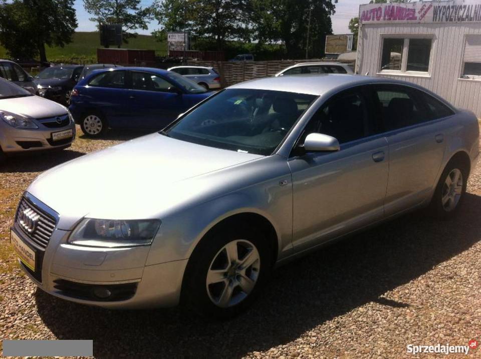 Audi A6 srebrny tempomat pomorskie Sierakowice