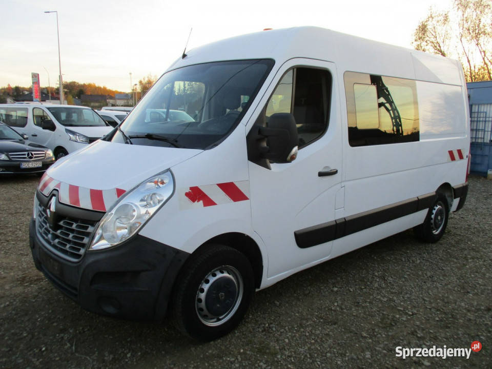 Renault Master 23 DCI 130 L2H2 brygadówka 7 osób biały Dębica sprzedam