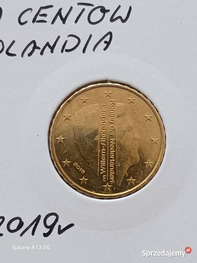 10 Eurocentów Holandia 2019 r