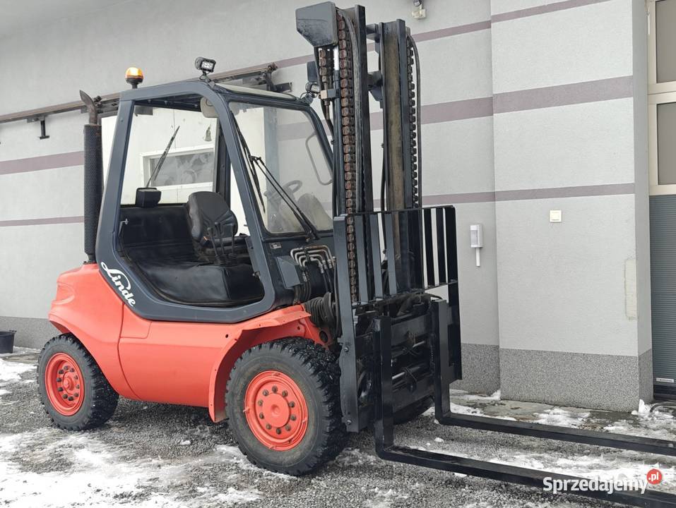 Wózek Linde H45D04 45T Diesel Perkins Podnosi 4m Sandomierz