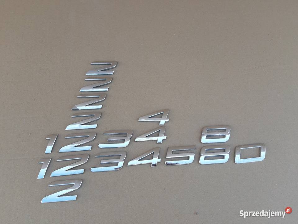 MERCEDES ACTROS MP4 CYFRA EMBLEMAT NUMER