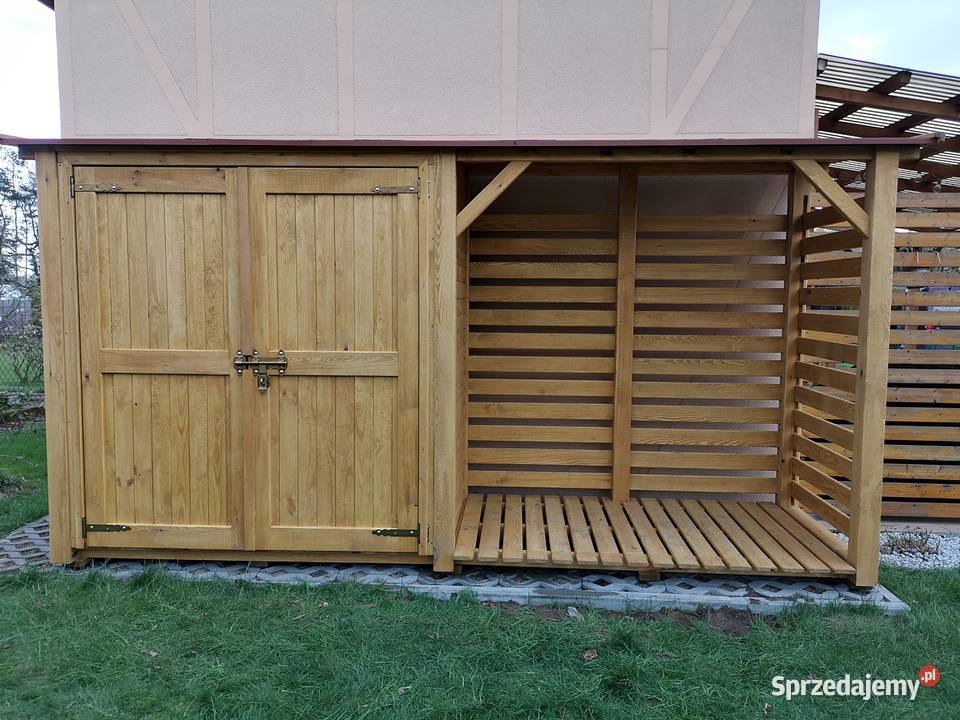 Drewutnia 2 x 11m domek narzędziowy 2 x 11m z Kalety
