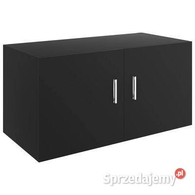 vidaXL Szafka ścienna czarna 80x39x40 materiał Pozostałe Warszawa