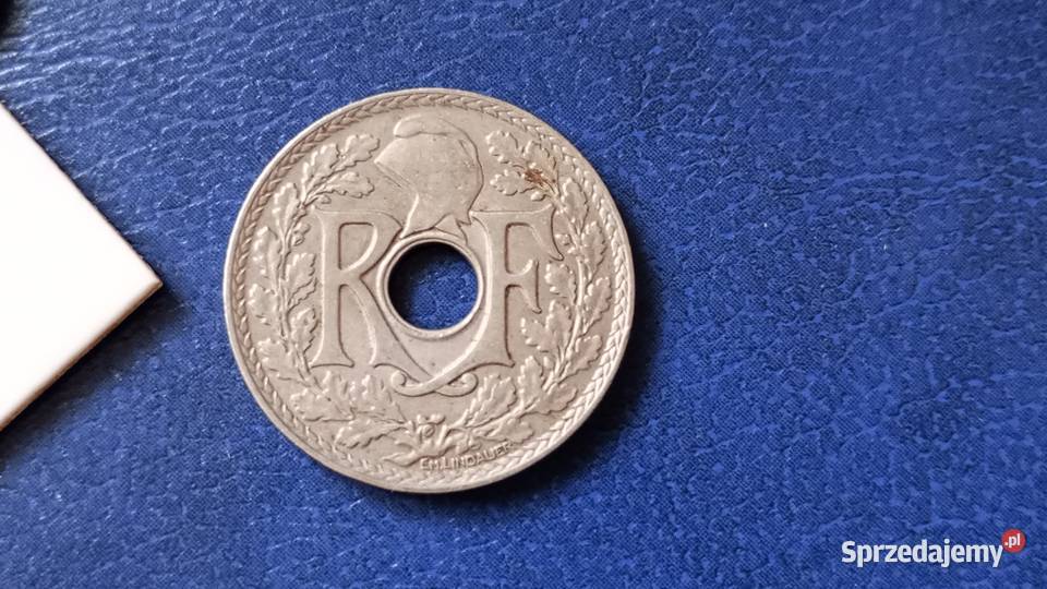 Stare monety 25 cent 1932 Francja Lesko
