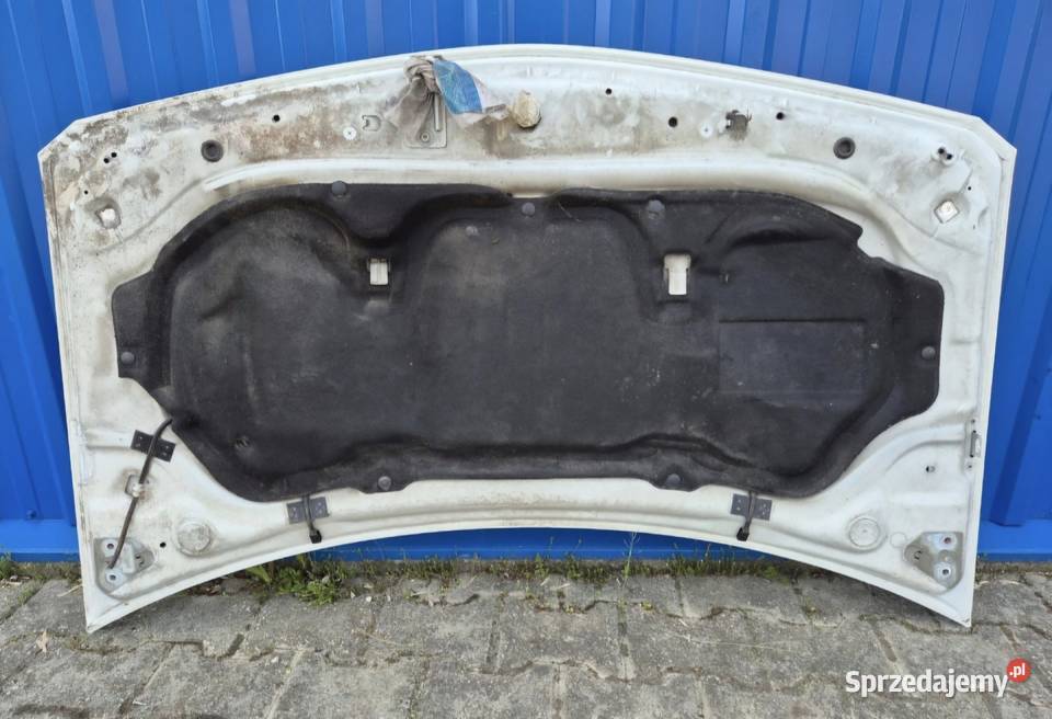 MASKA POKRYWA SILNIKA RENAULT MEGANE II 2 BIAŁA osobowe Maski świętokrzyskie Działoszyce