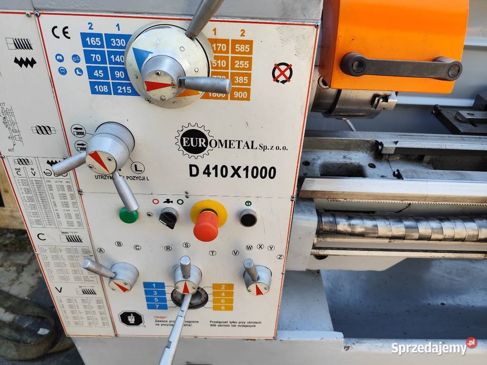 Tokarka Eurometal Maktek Cormak 410x1000 Weiler małopolskie Maków Podhalański sprzedam