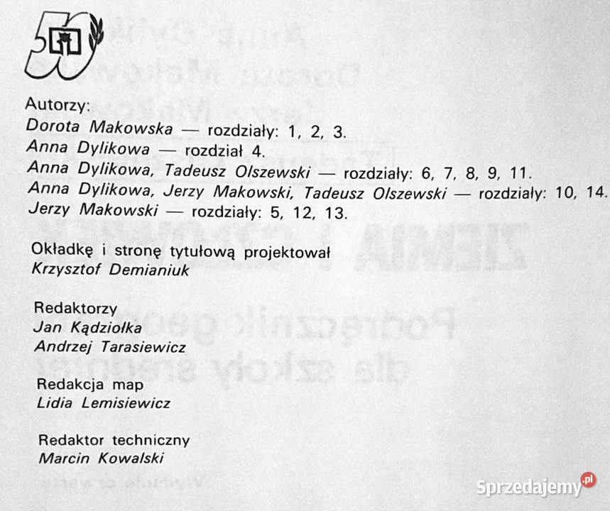 Geografia Ziemia i człowiek Anna Dylikowa Dorota lubelskie Chełm