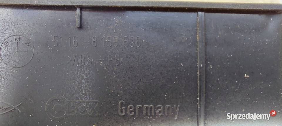 Schowek konsoli środkowej bez roletki bmw e39 OE Starachowice