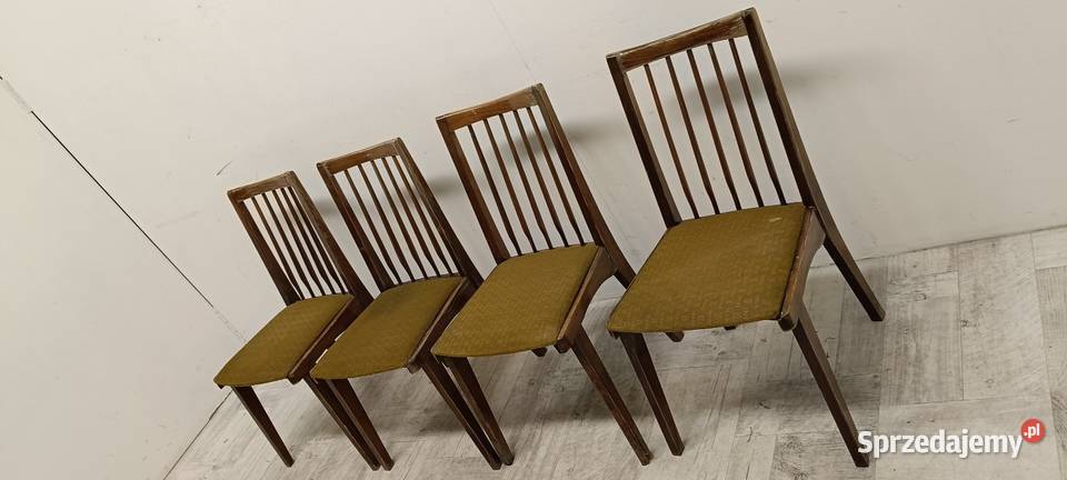 krzesło krzesła model Hałas 200157 vintage stare łódzkie Radomsko