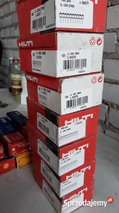 Naboje do osadzaka POWERS HILTI gwoździe DEWALT Zduńska Wola