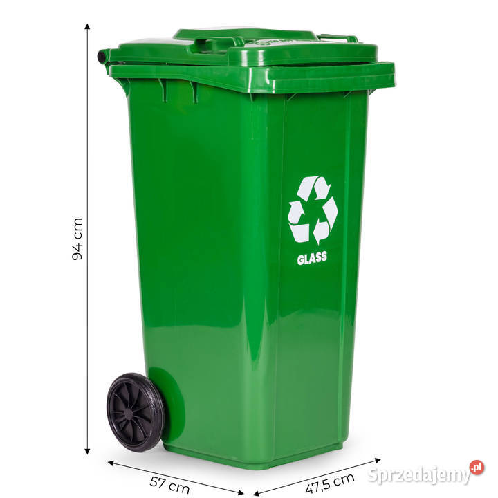 Kosz na smieci pojemnik 120L kubeł śmietnik