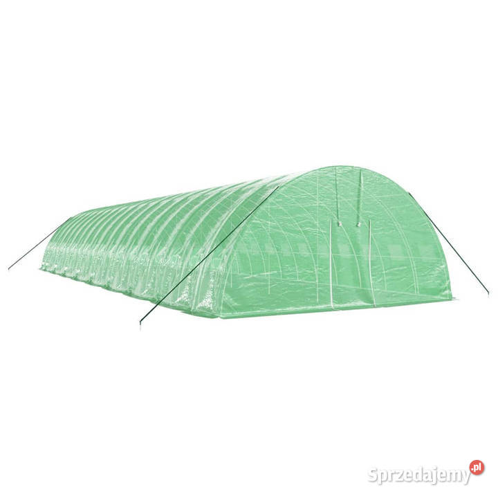 Szklarnia ze stalową ramą zielona 108 m 18x6x285