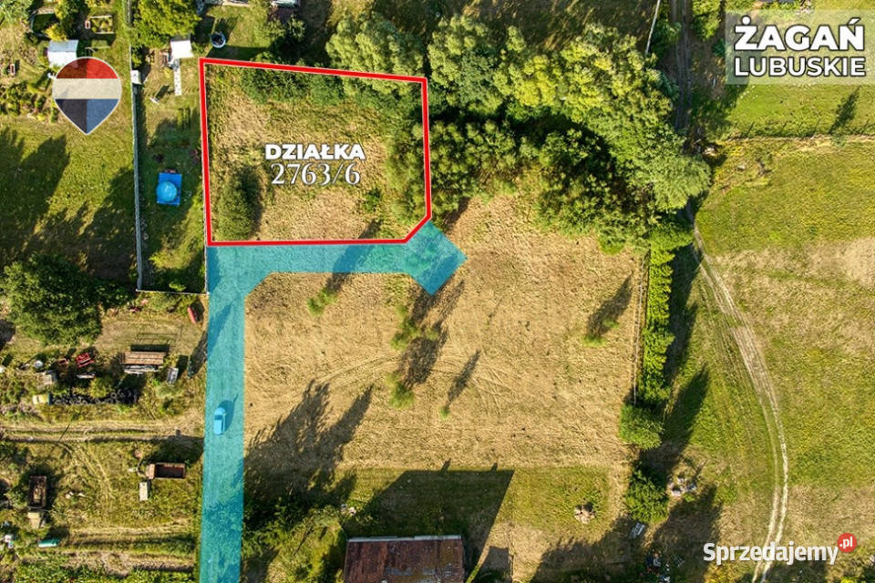 Na sprzedaż działka 1135 m Oś Moczyń Żagań sprzedam
