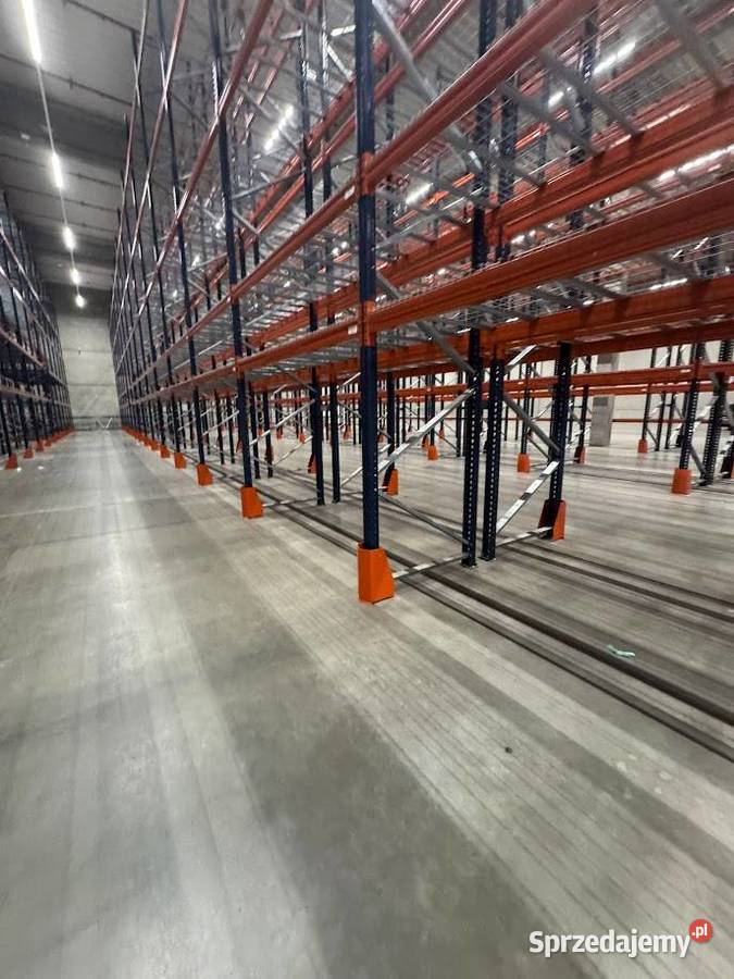 regały paletowe metalowe używane mazowieckie Sobienie-Jeziory