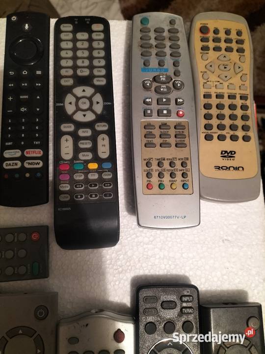 Piloty do tv VHS dvd mazowieckie Seroczyn