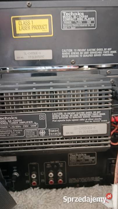 Wieża Technics Sa CH550 Audio Mysłowice