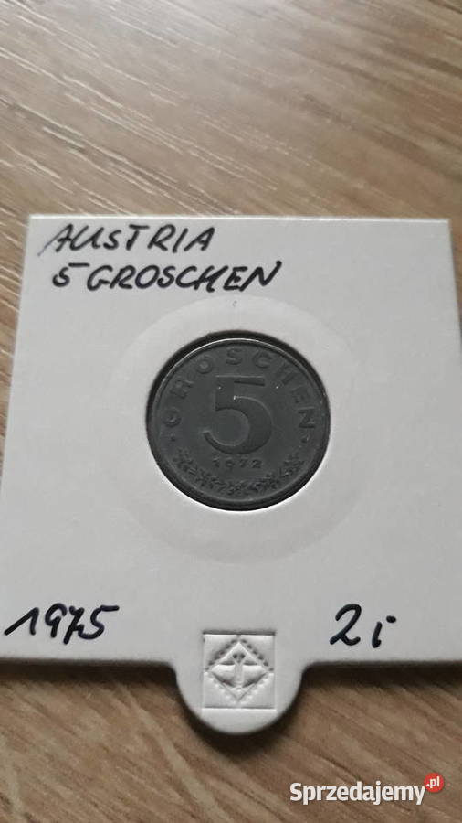 5 Groschen Austria 1975 r Konin