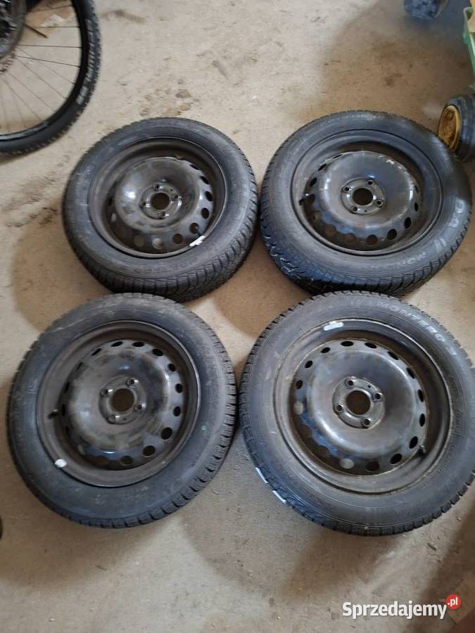 Felgi stalowe 15 4x100 opony zima Fulda 1856015 Dzierżoniów