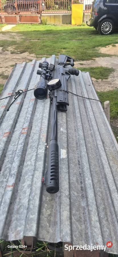Wiatrówka 45 mm Hatsan AirTact z zamontowaną Sporty strzeleckie i myślistwo Sport i Wypoczynek łódzkie