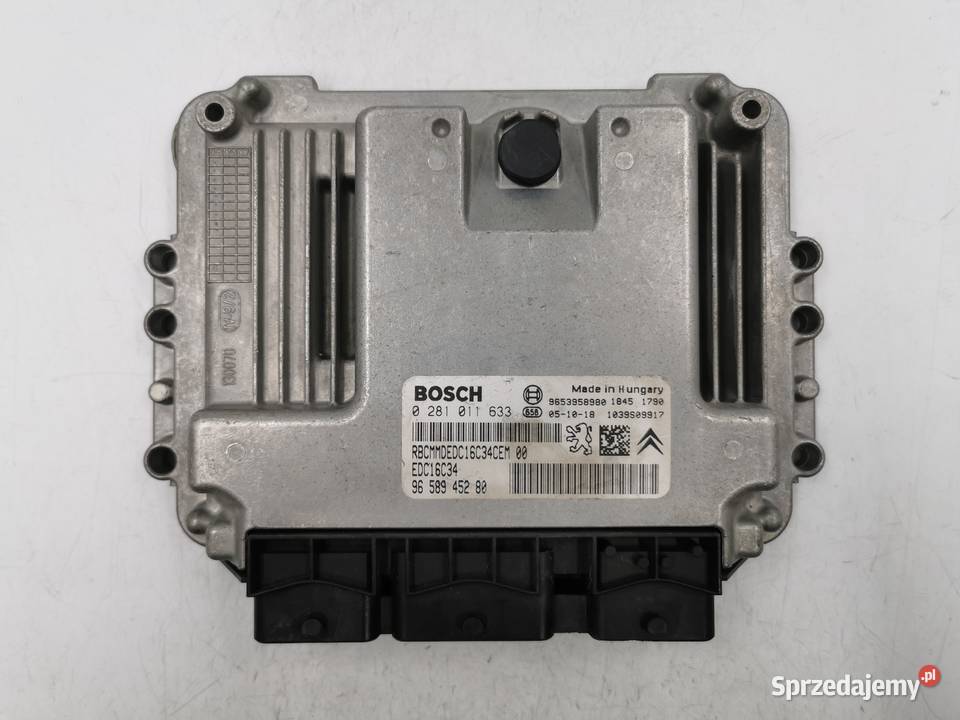 Sterownik Silnika Peugeot 407 16 HDI 9658945280 mazowieckie Wyszków