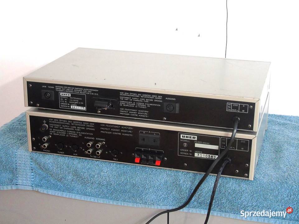 Wzmacniacz i Tuner UHER VG825 i EG725 Vintage podkarpackie Jasło