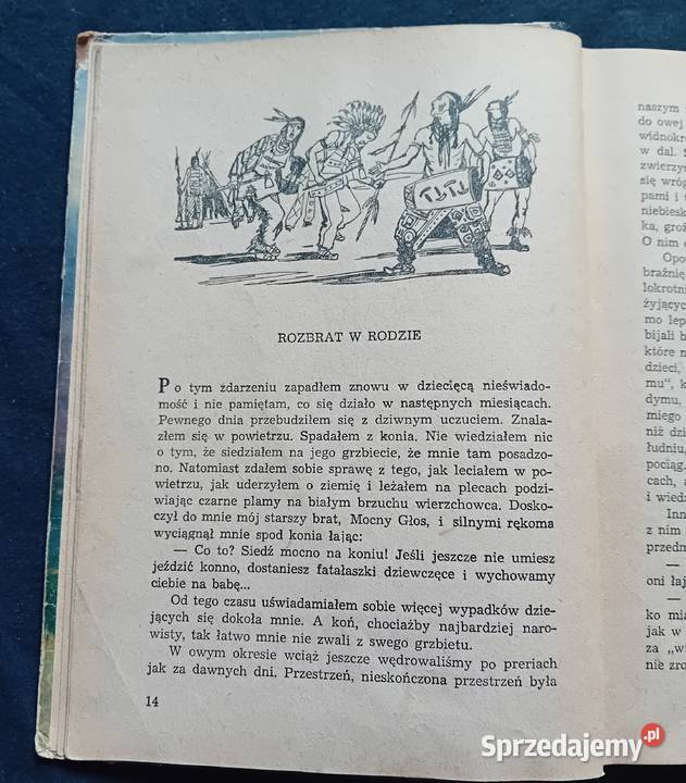 Arkady Fiedler Mały Bizon Iskry 1953 r Wydanie Koźminek