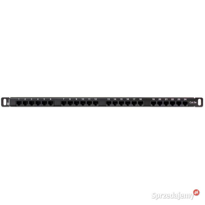 PATCH PANEL UTP CAT5E 24 PORTY 05U PGF5EUTP24B7 śląskie Knurów