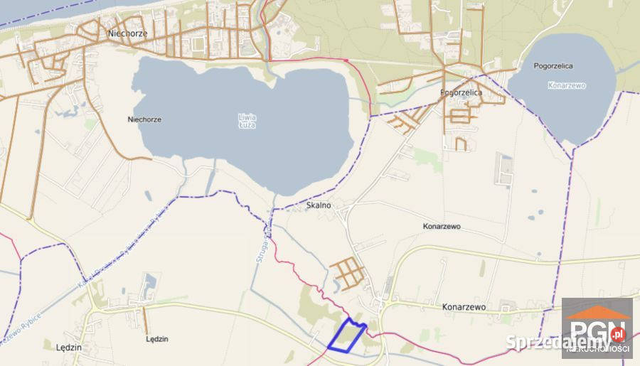 sprzedaży działki Pogorzelica 50011m2