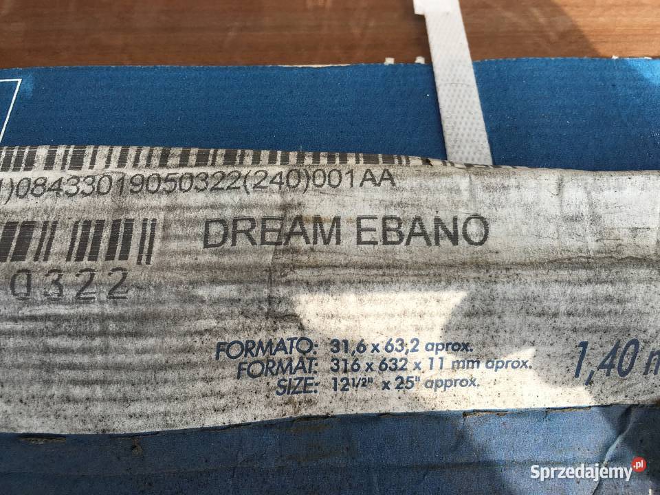 Glazura płytka ścienna dream ebano 316x632 firmy Wykończenie Reguły