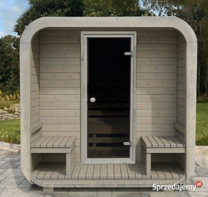 Sauny fińskie w krztałcie bali kwadratu Balie z Syców