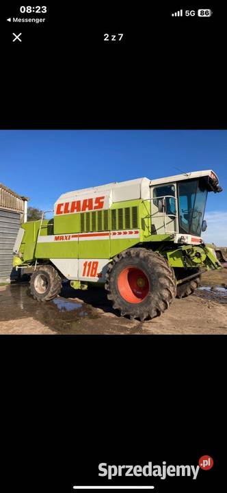 Claas 118 sl maxi Wózek do header'a Zbożowe Wieluń