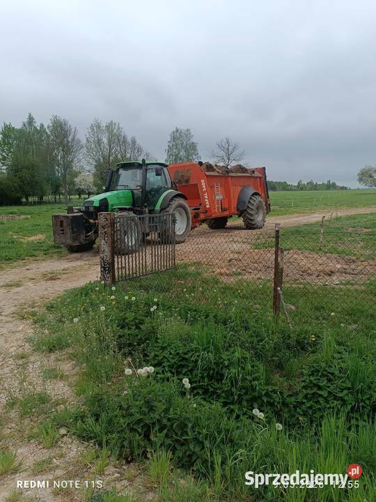 Obornik bydlęcy gnój dowóz transport